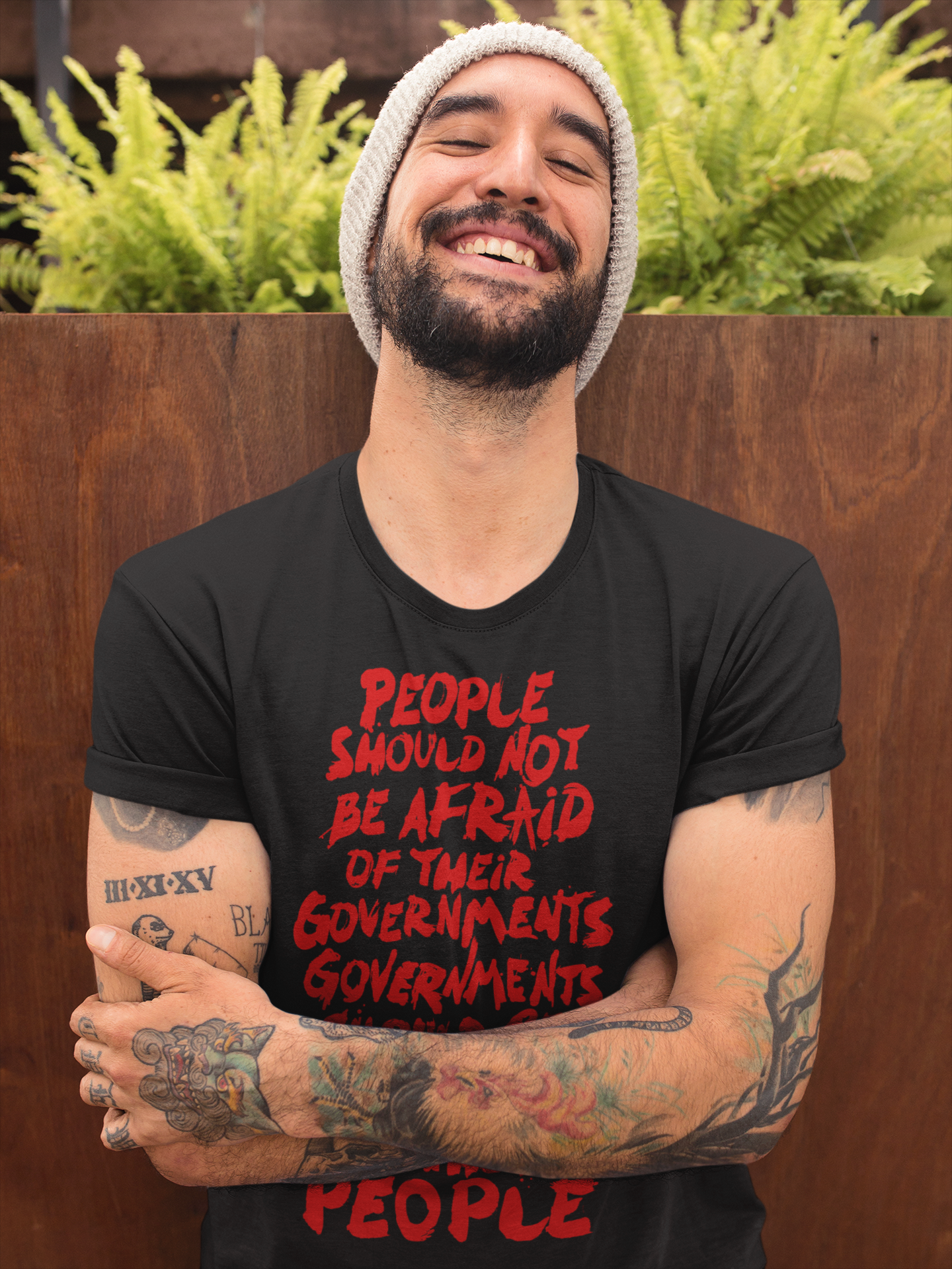 People Should Not Be Afraid of Their Governments T-Shirt