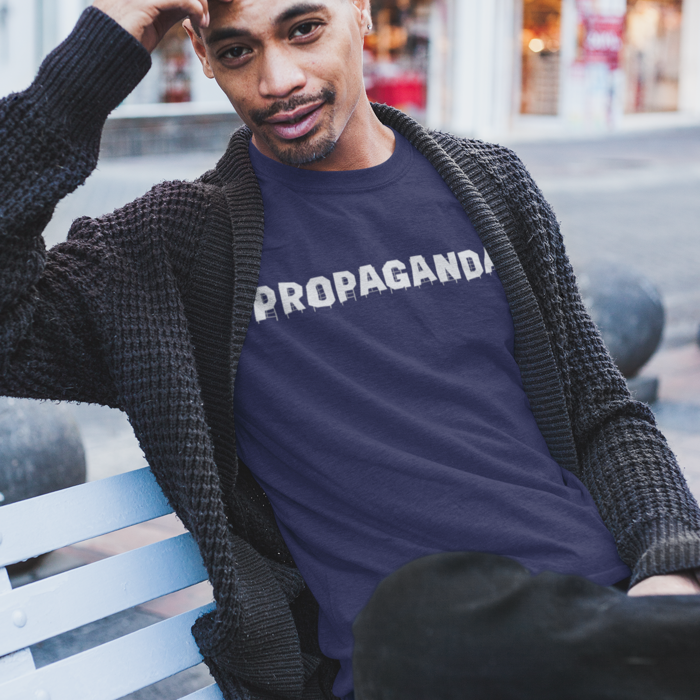 Propaganda Hollywood Sign Unisex T-Shirt