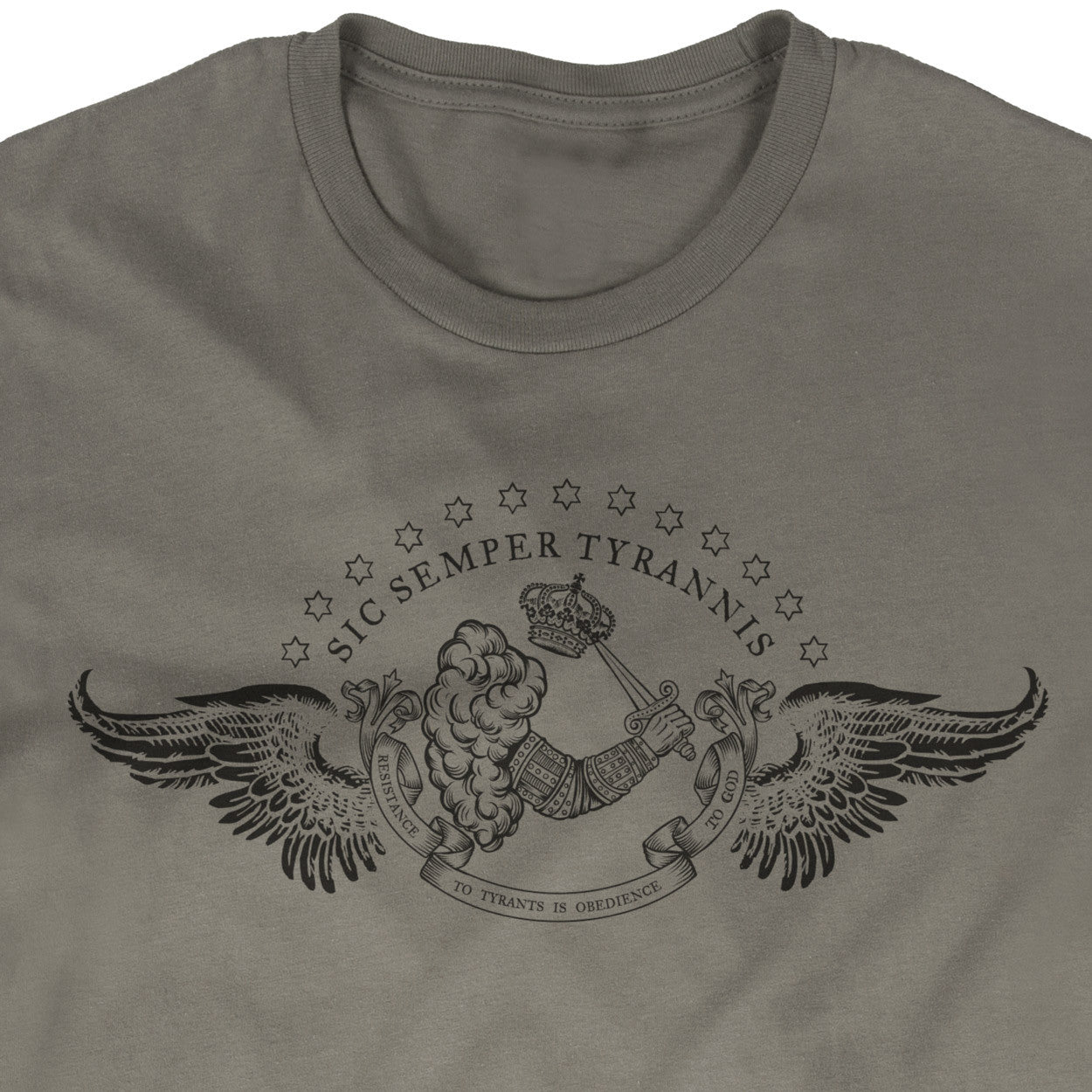 Resistance to Tyrants Gostelowe Battle Flag Men's Tee