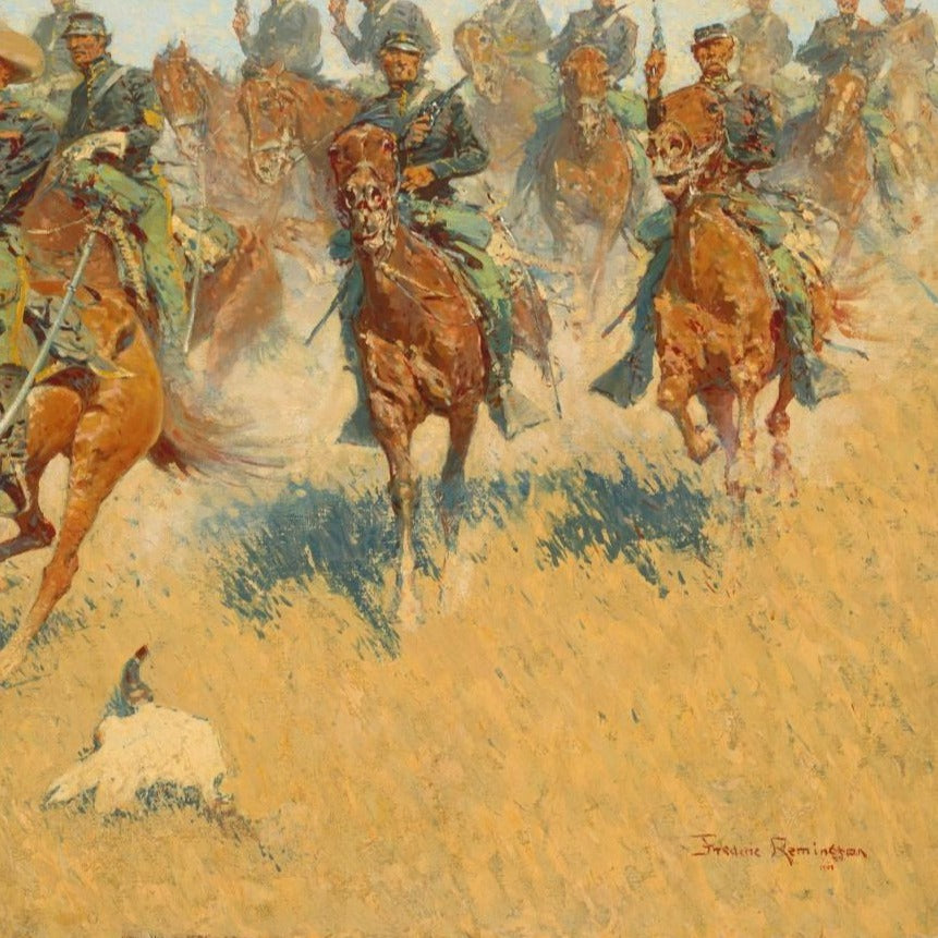 On the Southern Plains Frederic Remington Framed Print