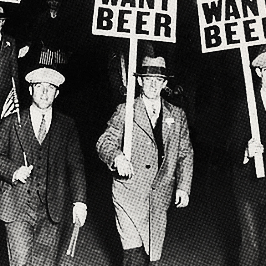 We Want Beer Prohibition Sign Poster