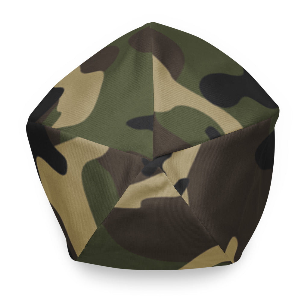 Woodland Green Camo Beanie
