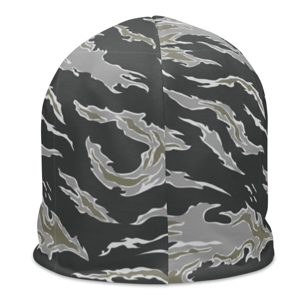 Winter Tiger Camo All-Over Print Beanie