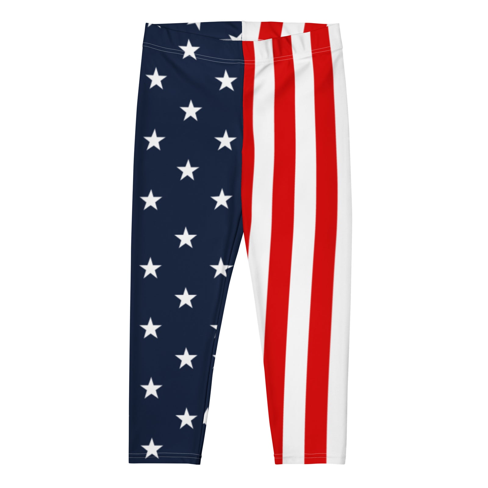 American Flag Capri Leggings