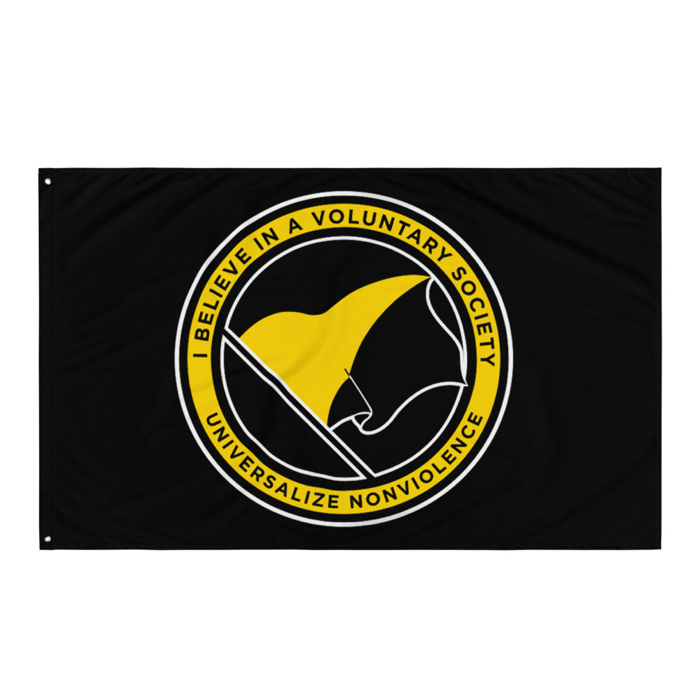 Voluntaryist Wall Flag