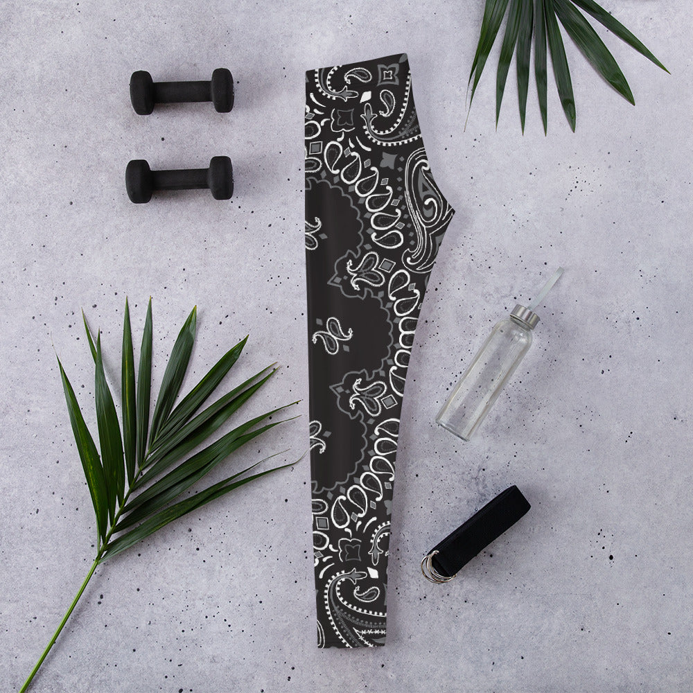 Black Bandana Leggings