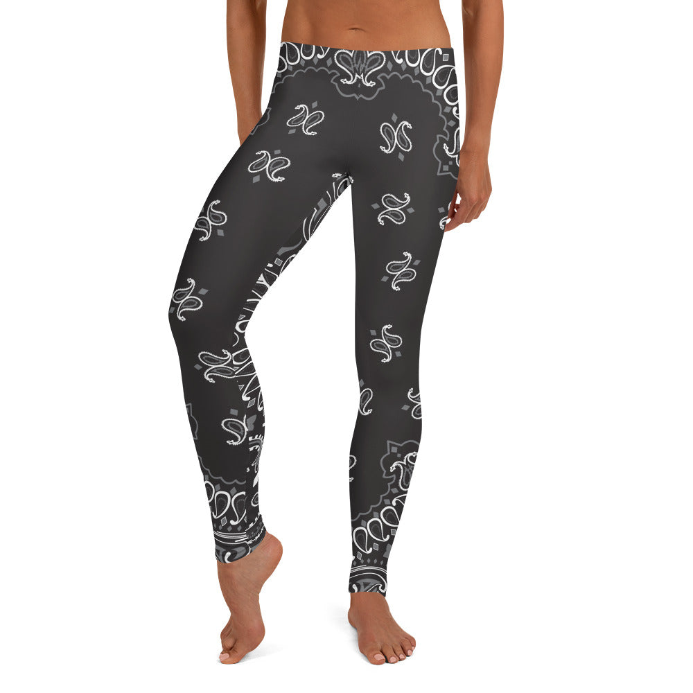 Black Bandana Leggings