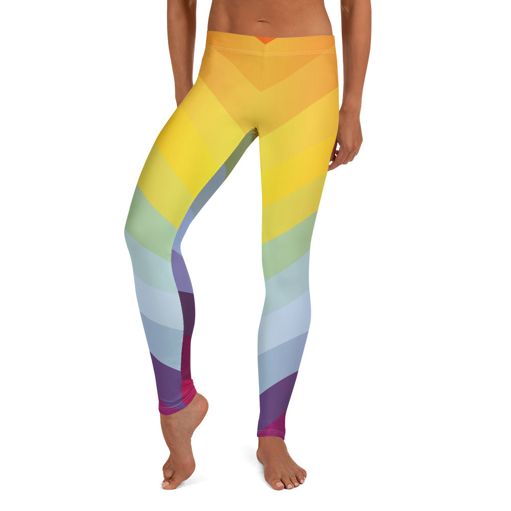 Ladies Rainbow Leggings
