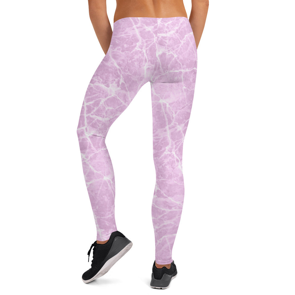 Pink Marble Leggings