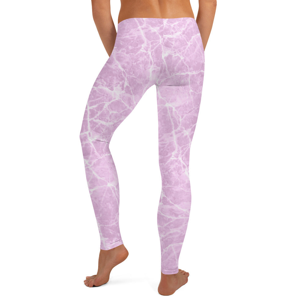 Pink Marble Leggings