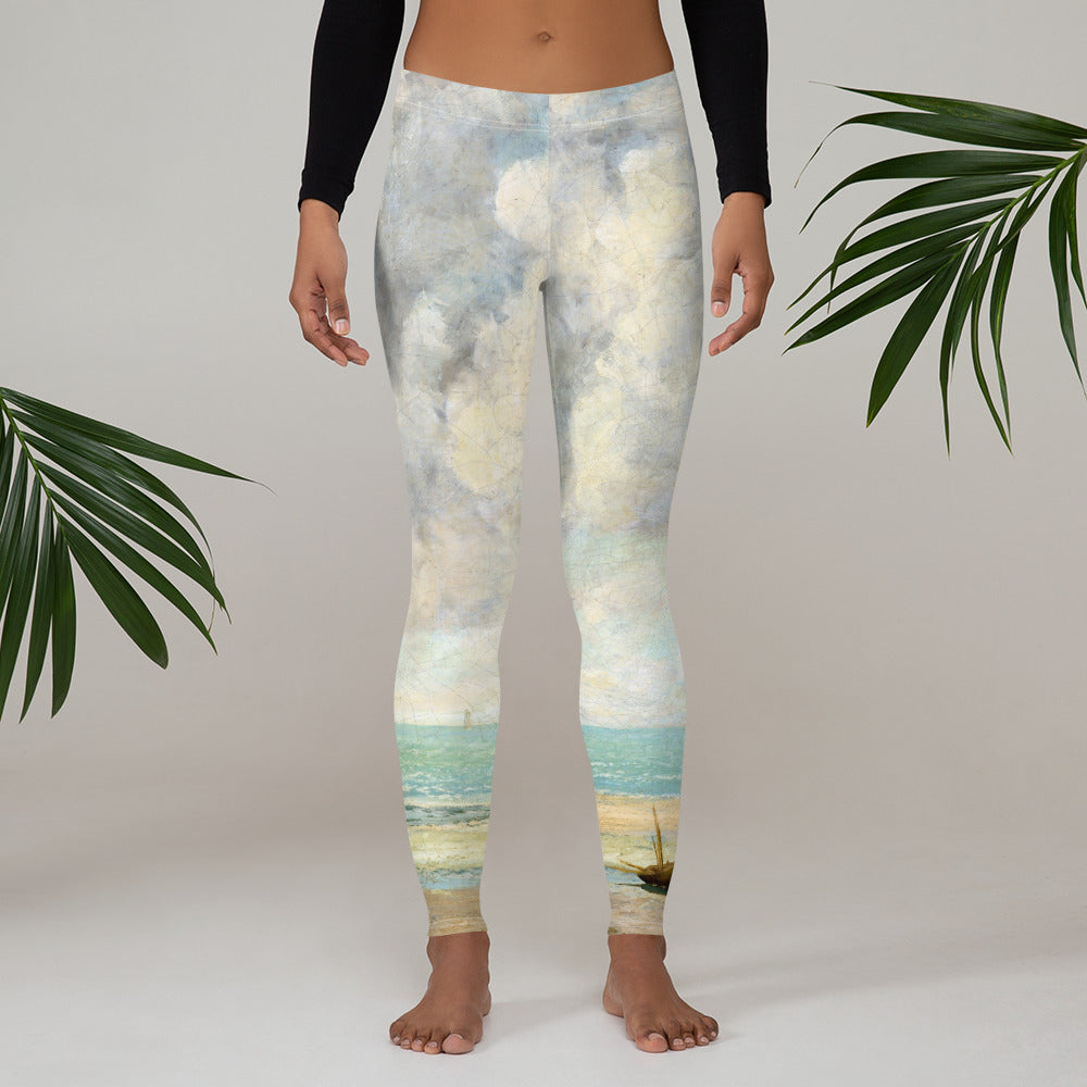 The Calm Sea Fine Art Leggings