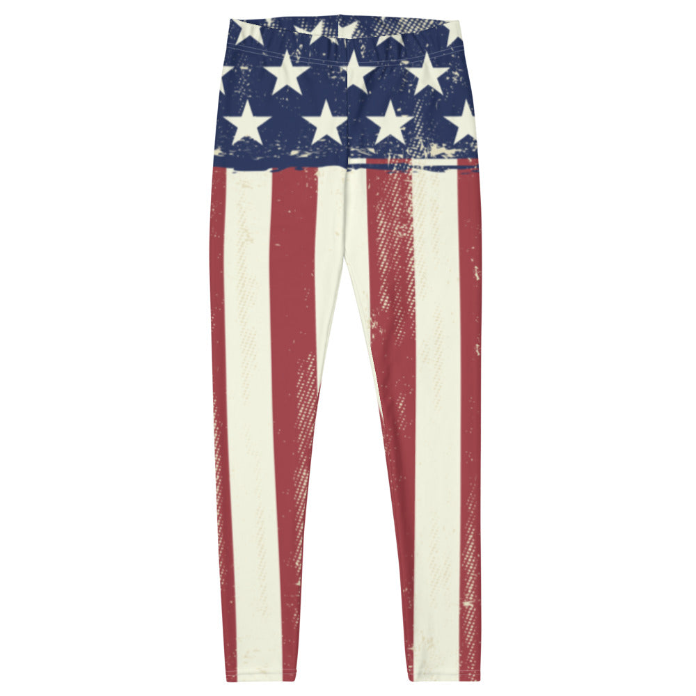 Stars and Bars Full Length Leggings