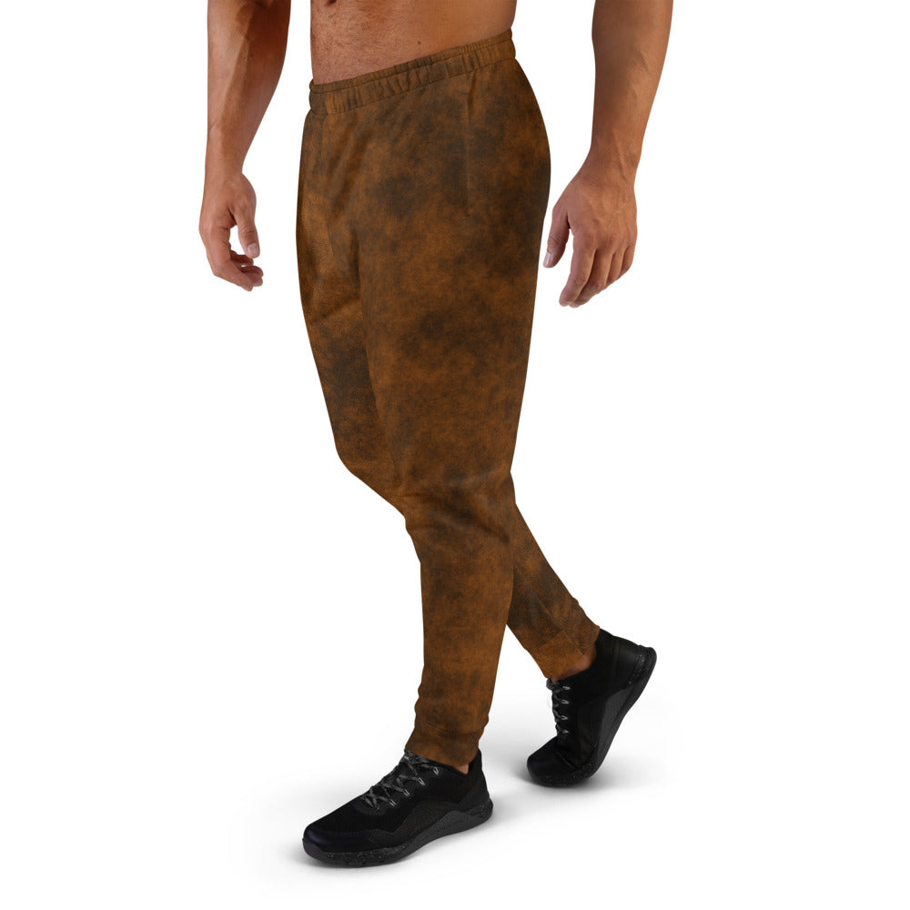 Going Medieval On Your Ass Men's Faux Deep Leather Joggers