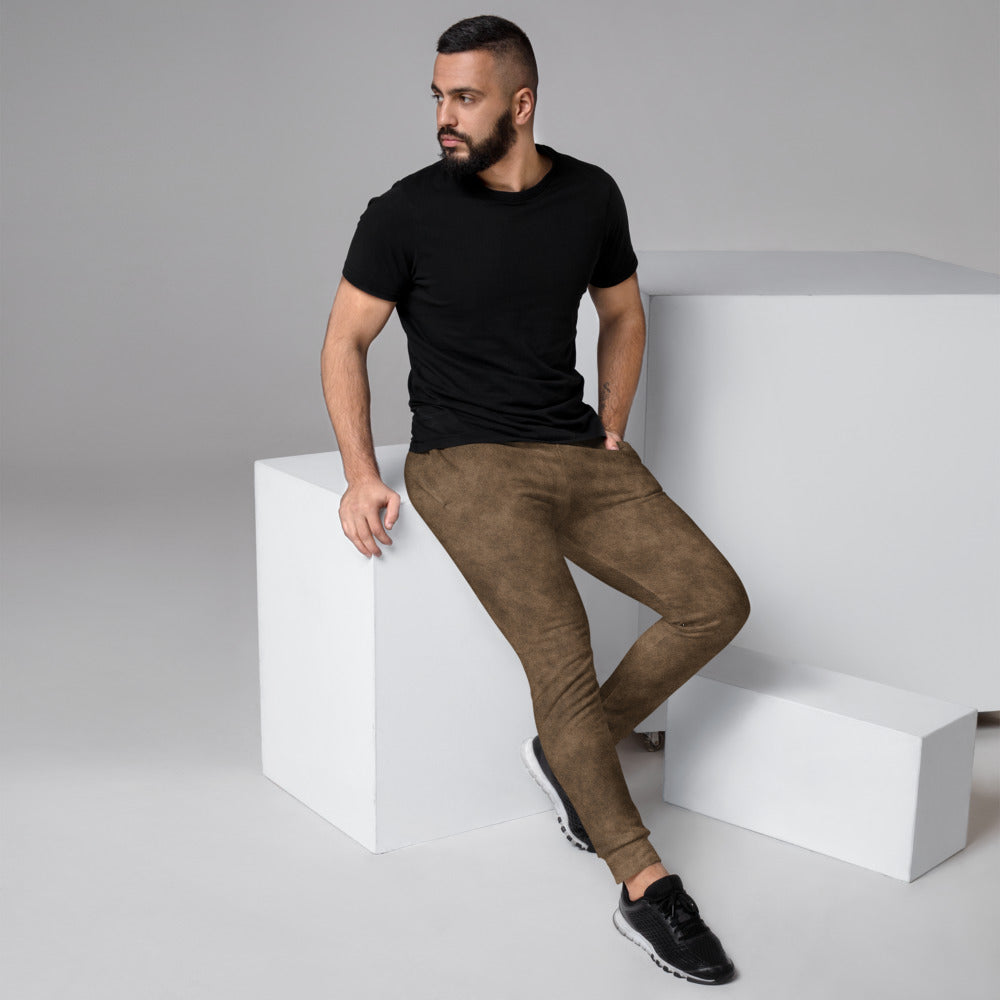 Going Medieval On Your Ass Men's Faux Leather Joggers