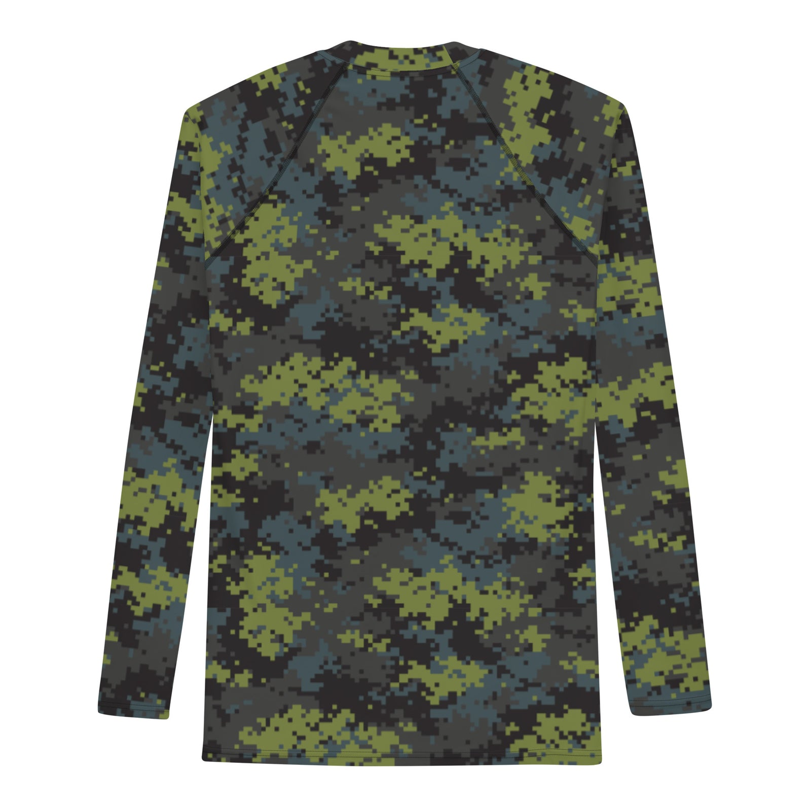 Digital Night Camo Men's Rash Guard