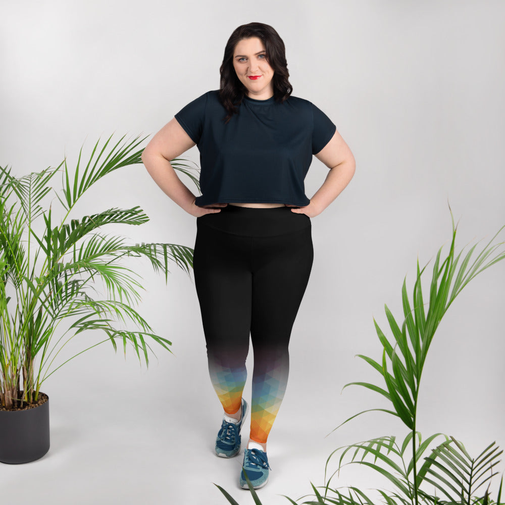 Rainbow Boogie Plus Size Leggings