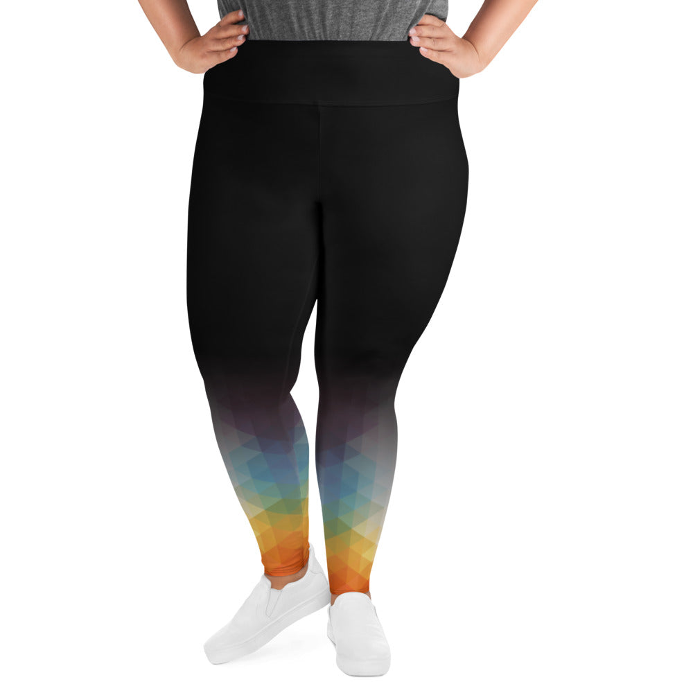 Rainbow Boogie Plus Size Leggings