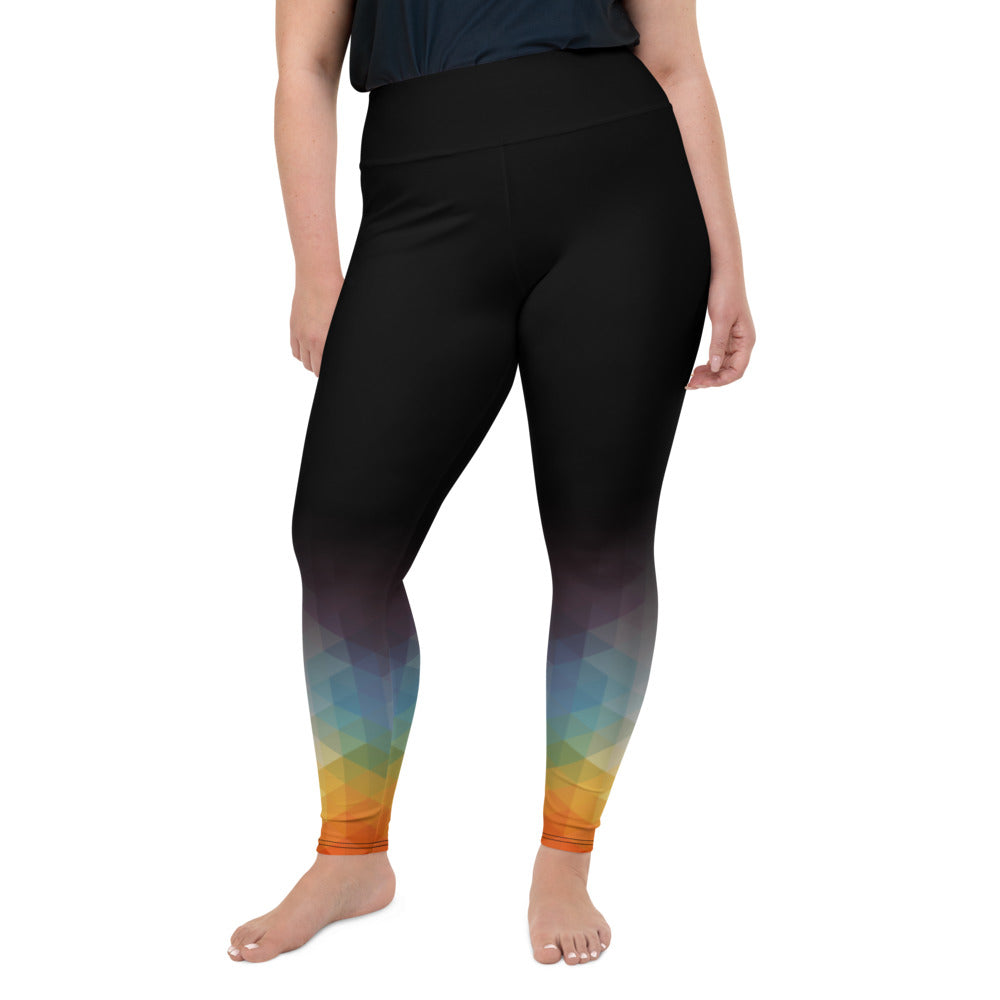 Rainbow Boogie Plus Size Leggings