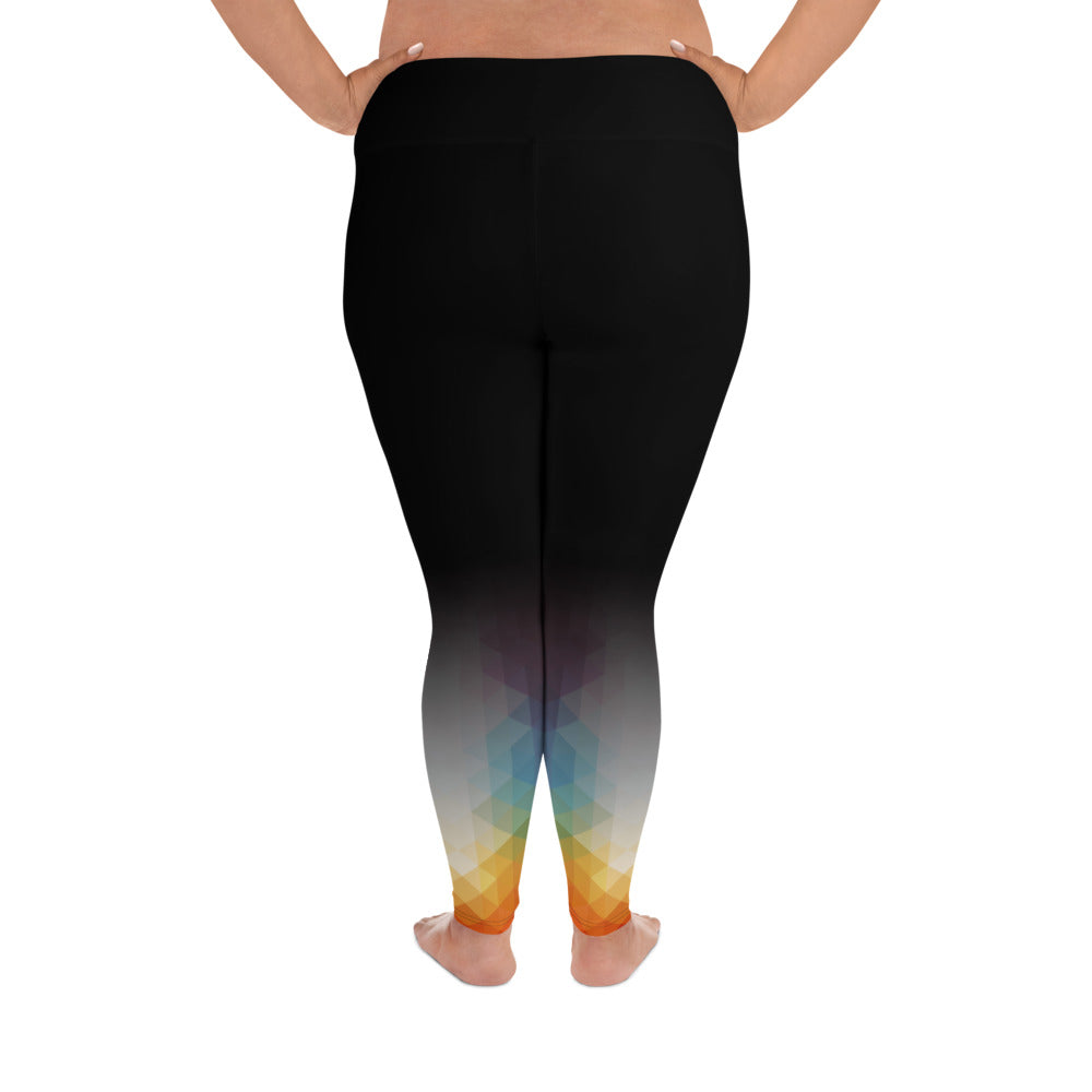 Rainbow Boogie Plus Size Leggings