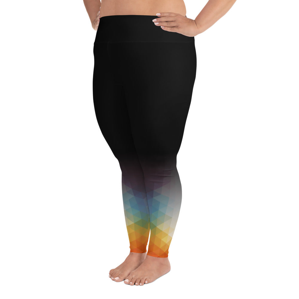 Rainbow Boogie Plus Size Leggings