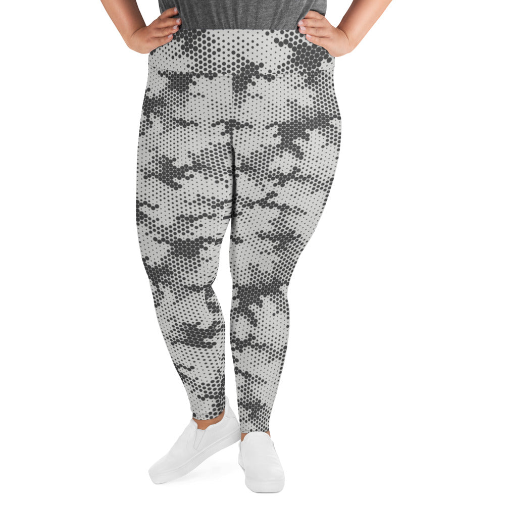 Halvtone Camo Plus Size Leggings