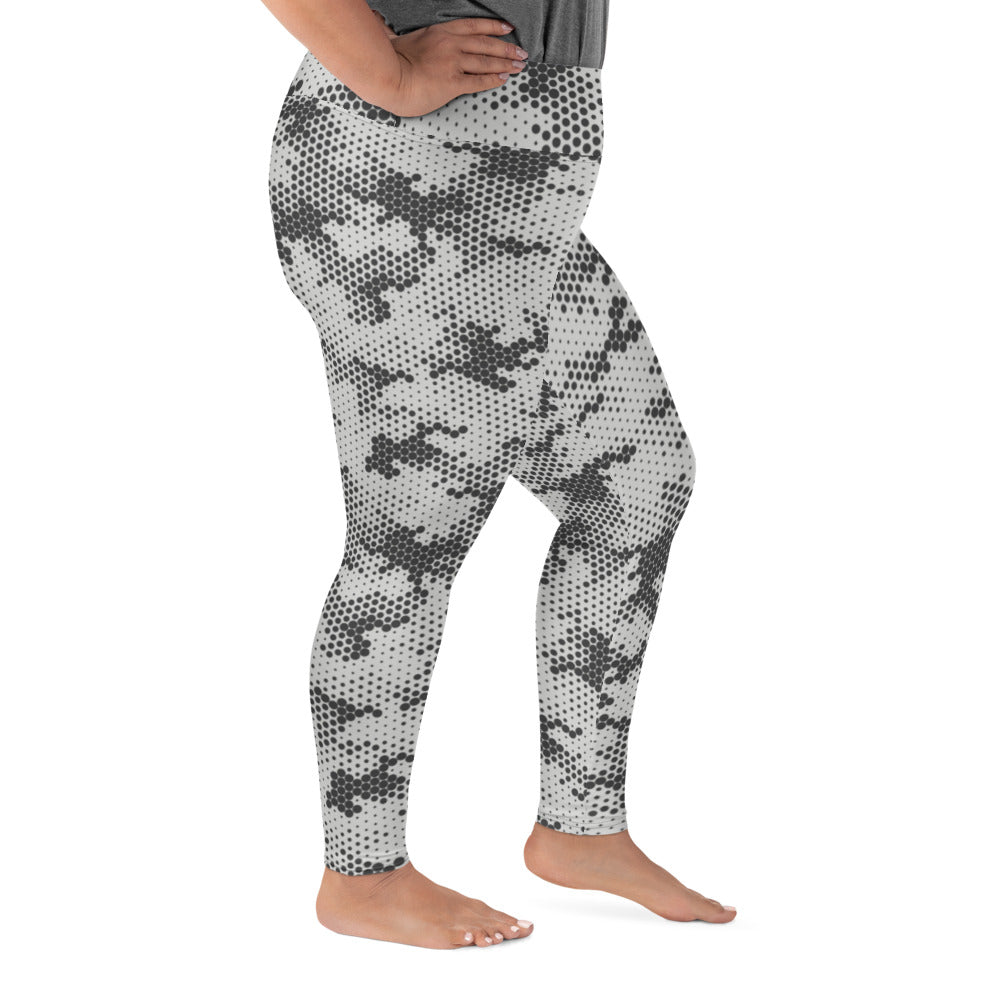 Halvtone Camo Plus Size Leggings