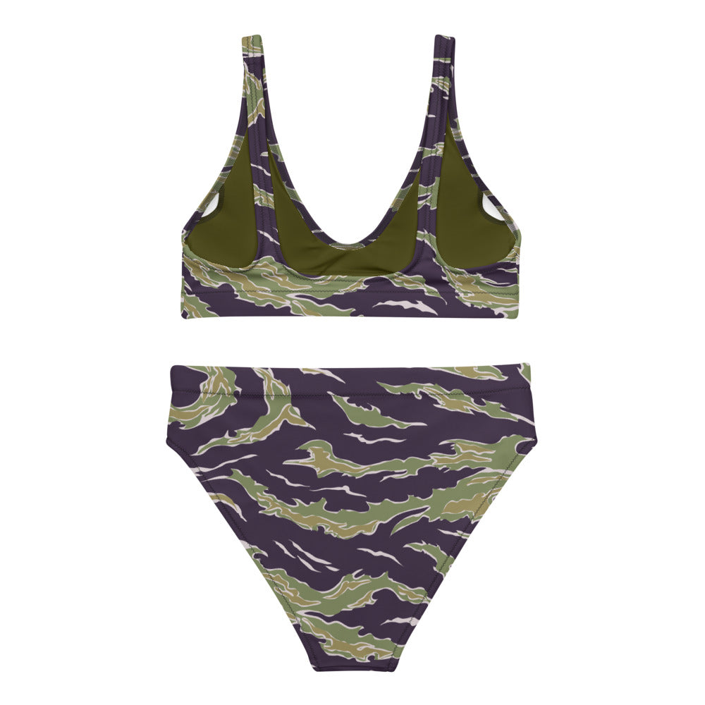 Tiger Stripe Camo Recycled high-waisted bikini