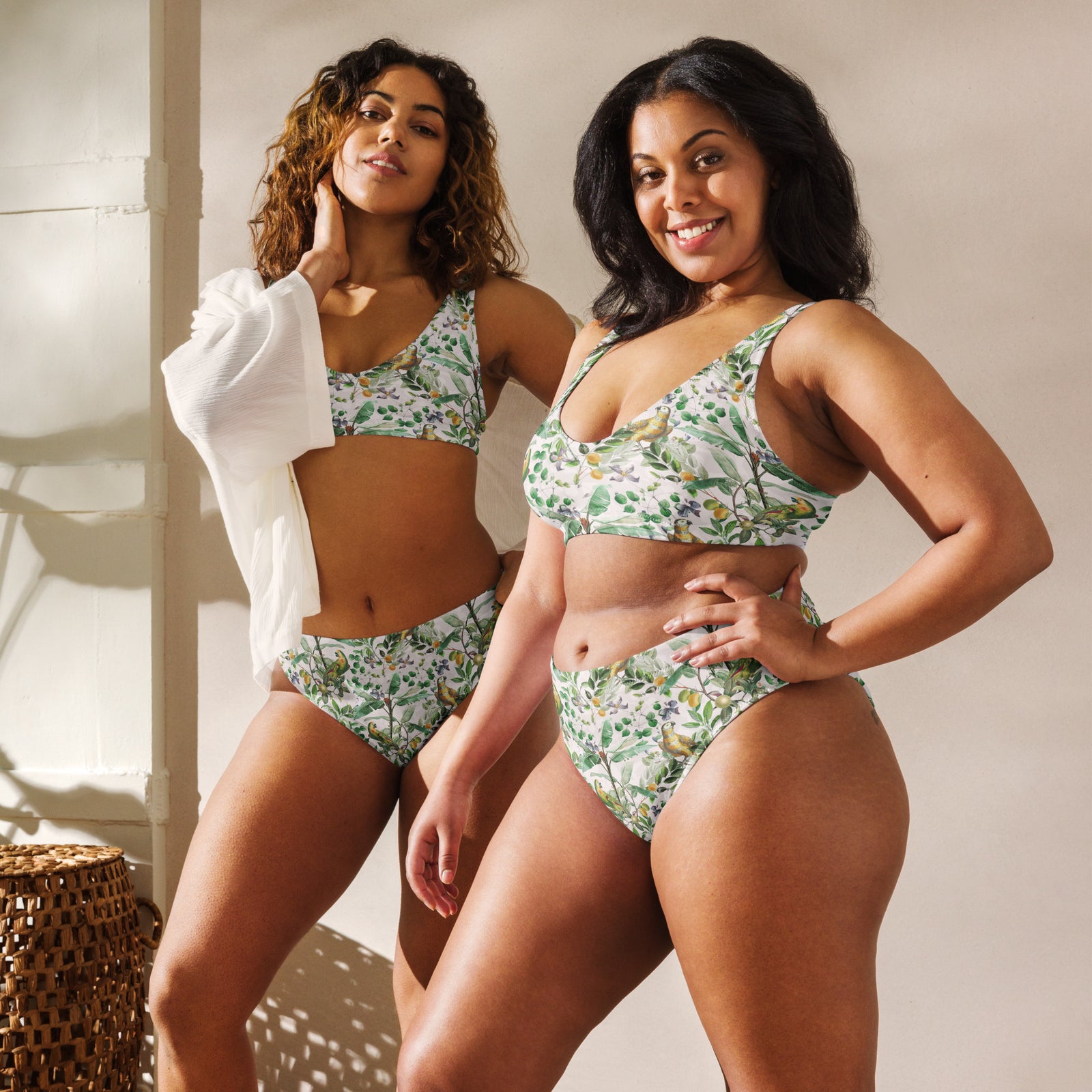 Tropical Treasures Recycled High-waisted Bikini
