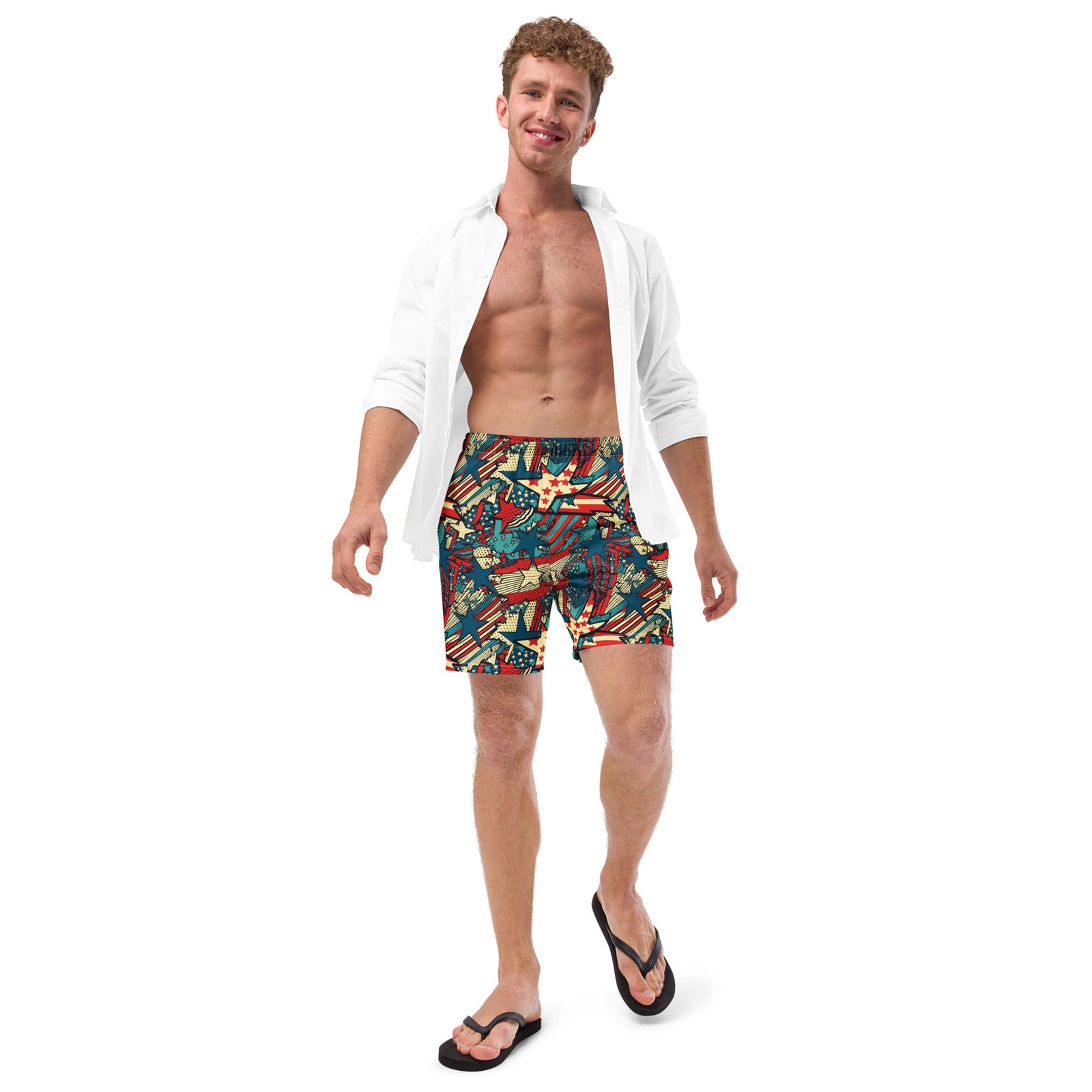 USA Splash Men's Swim Trunks