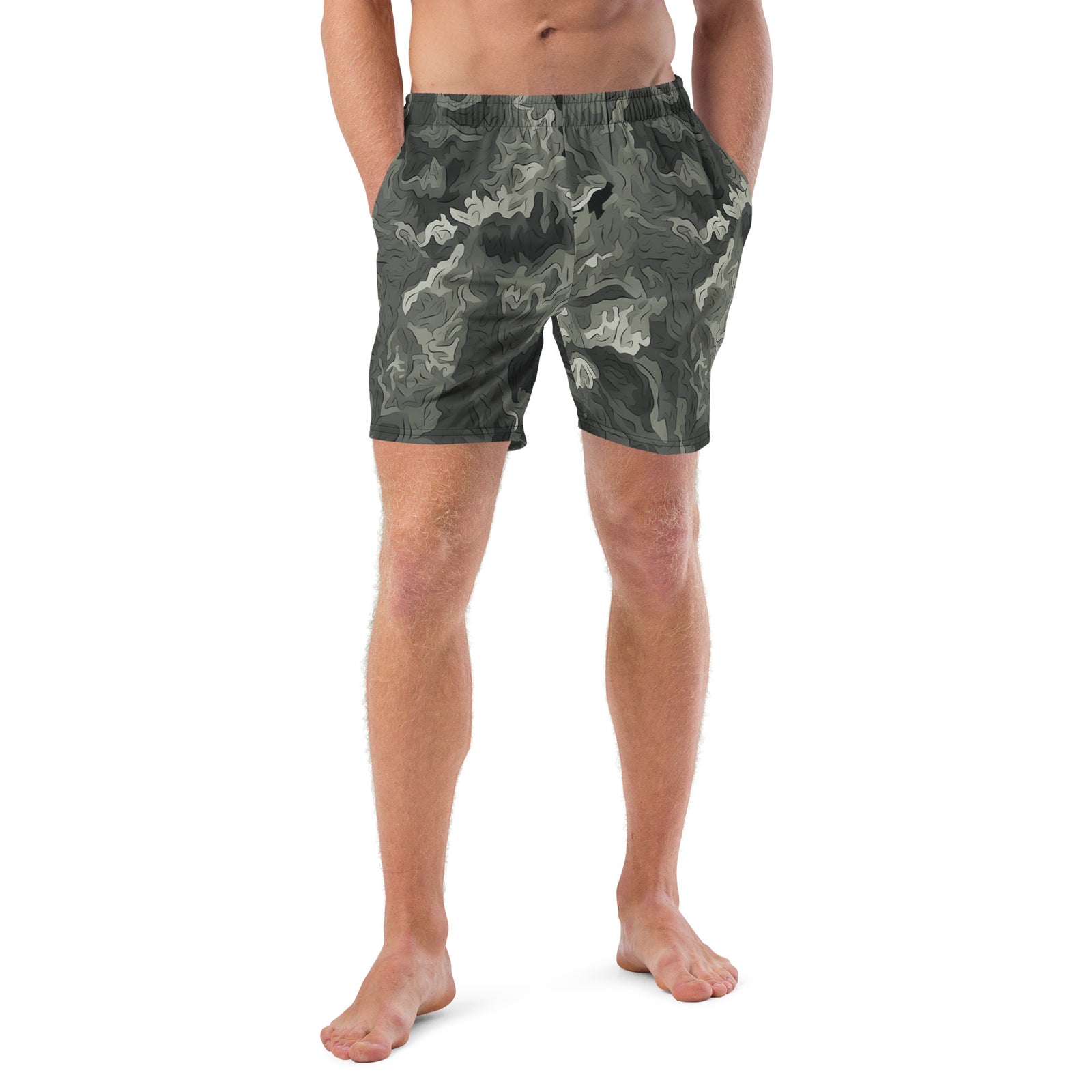 Greyzone Organic Woodland Camouflage Men's Swim Trunks