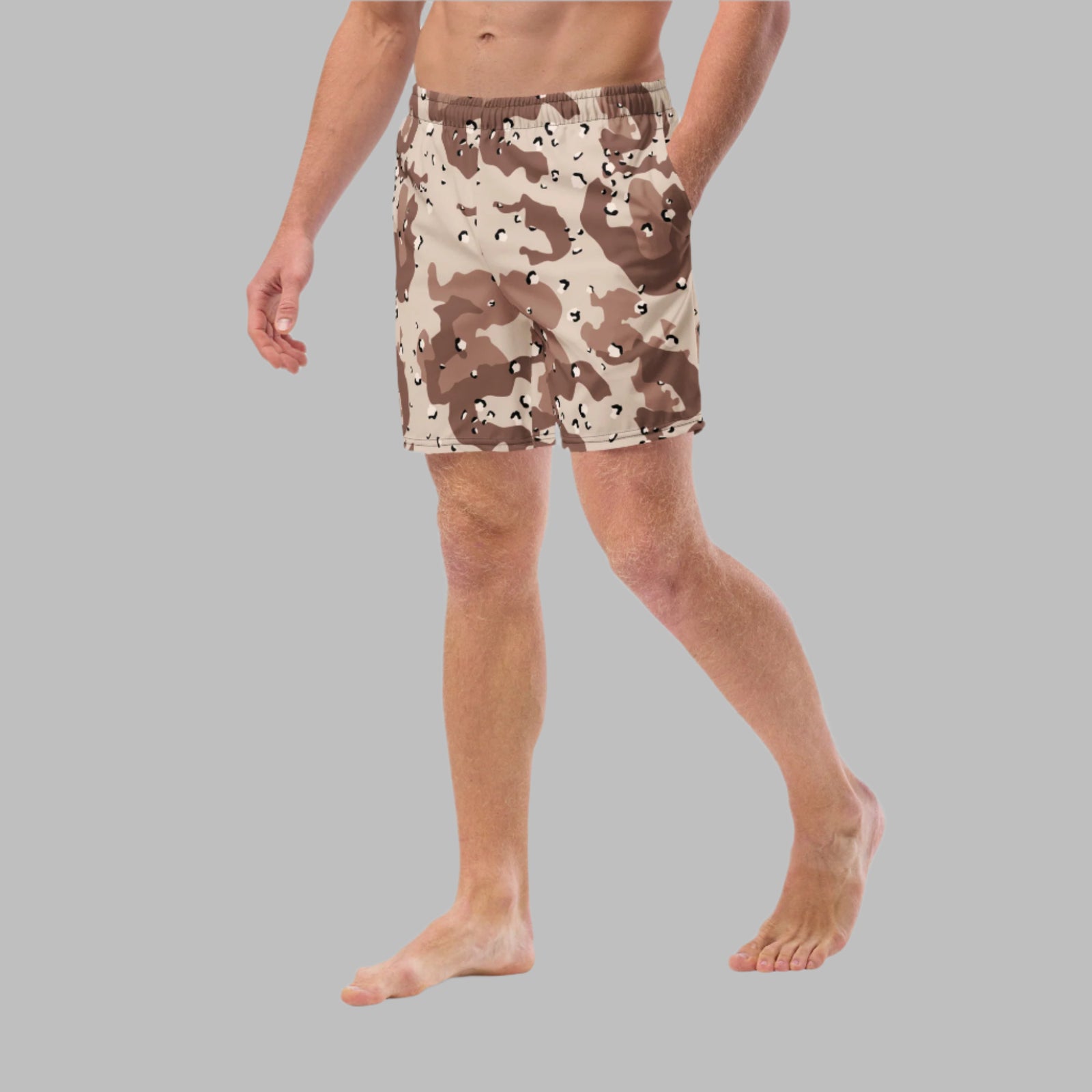 DCU Desert Camo Men's Swim Trunks