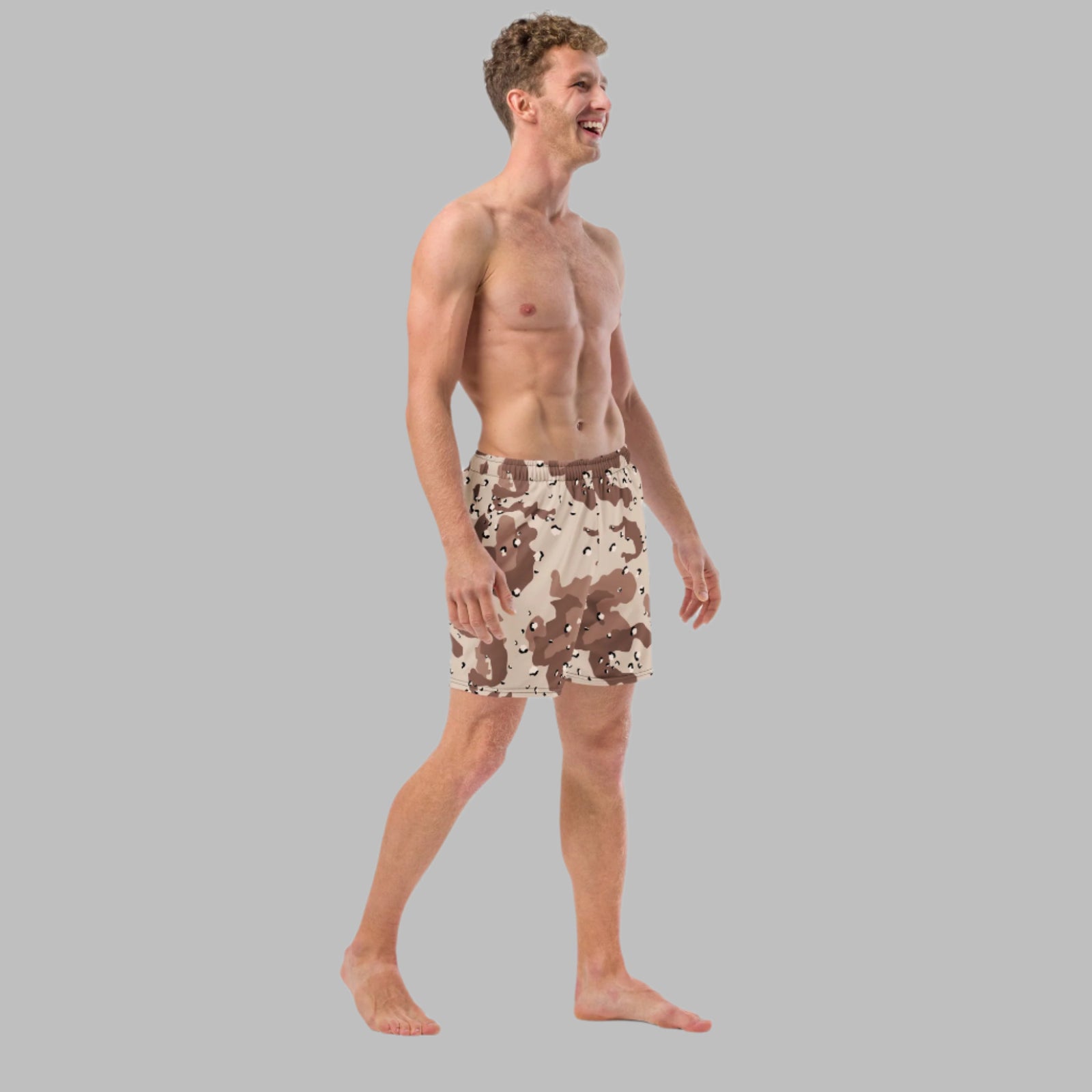 DCU Desert Camo Men's Swim Trunks