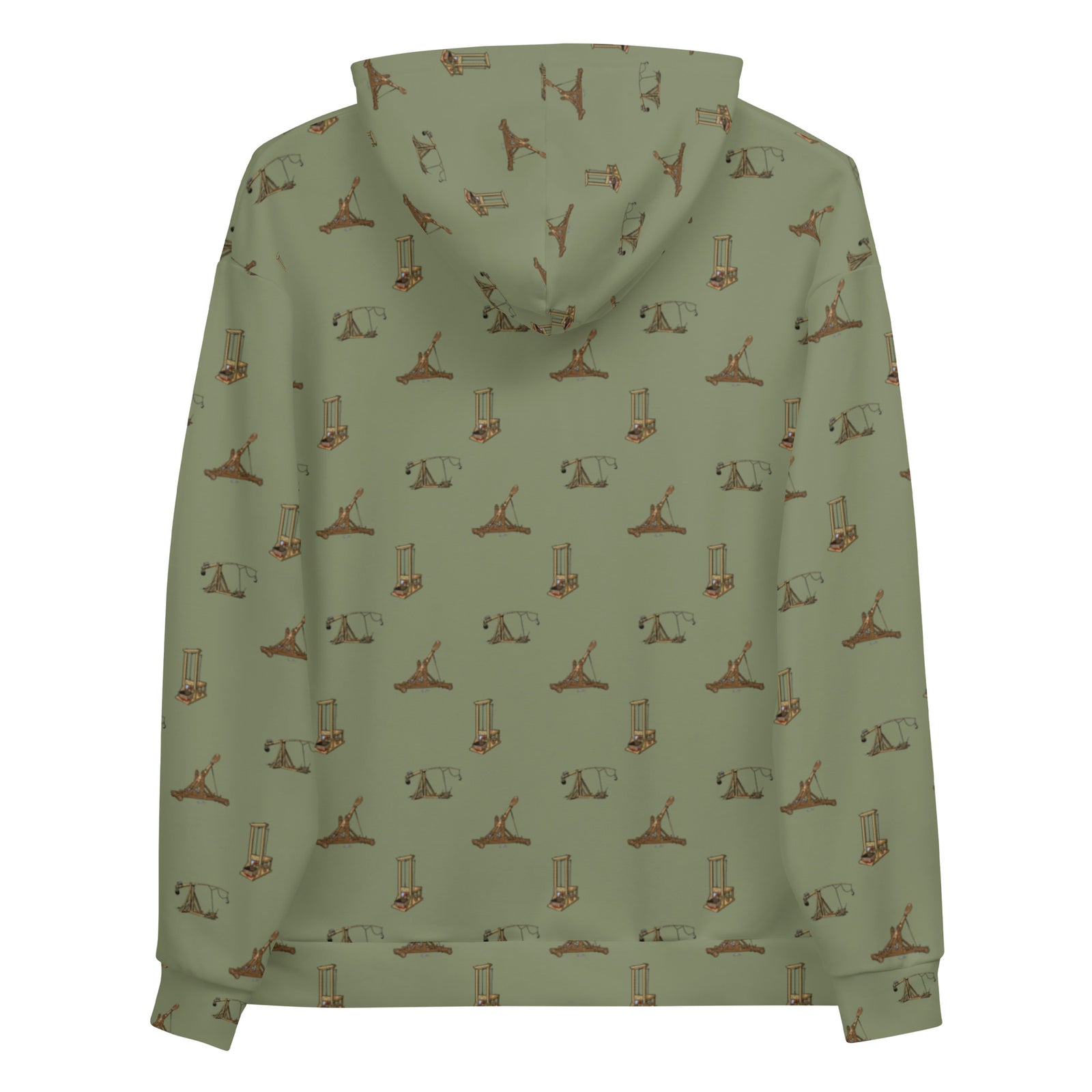 Catapults Trebuchets and Guillotines Brushed Fleece Hoodie