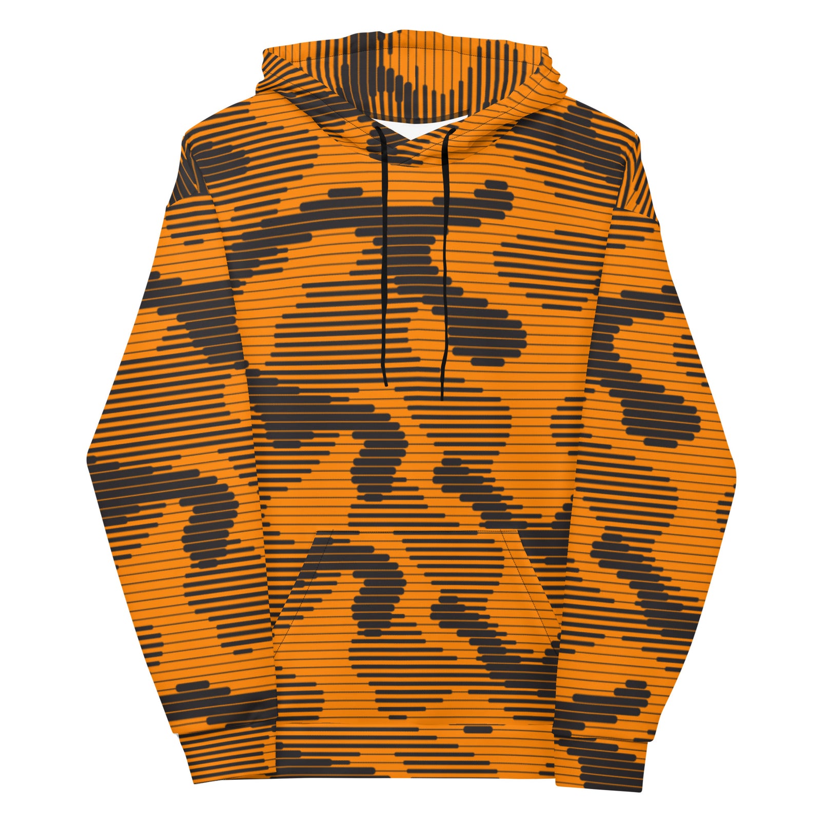 Digital Camouflage Blaze Orange Hoodie