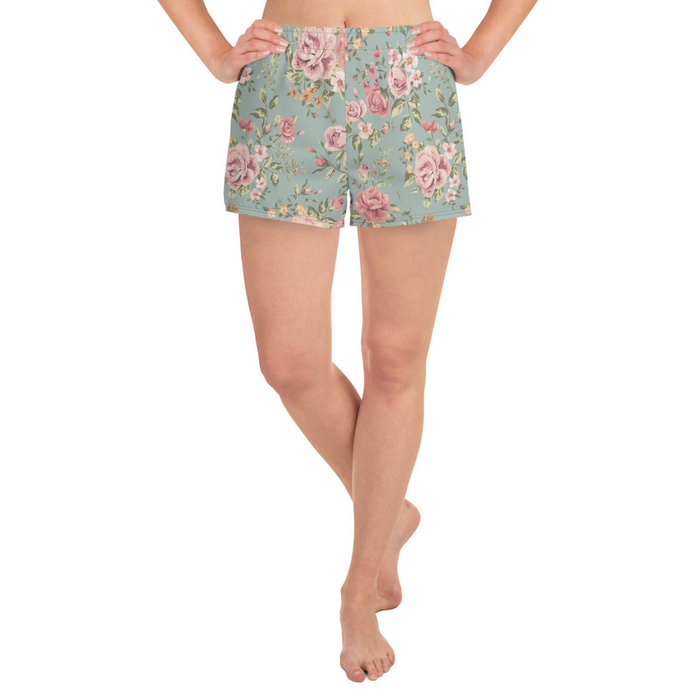 Floral Women’s Athletic Shorts