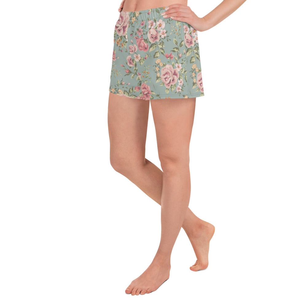 Floral Women’s Athletic Shorts