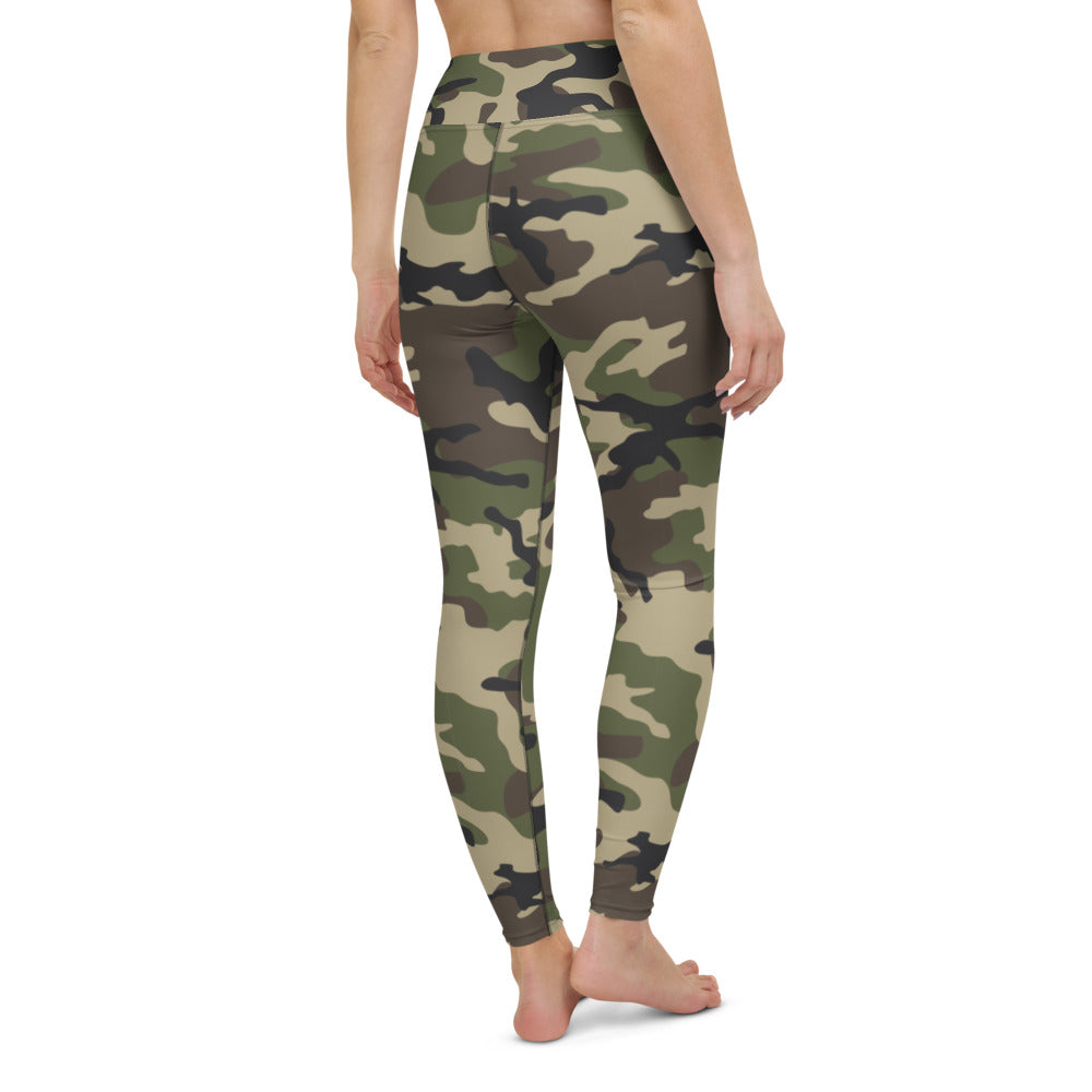 Woodland Camo Yoga Leggings