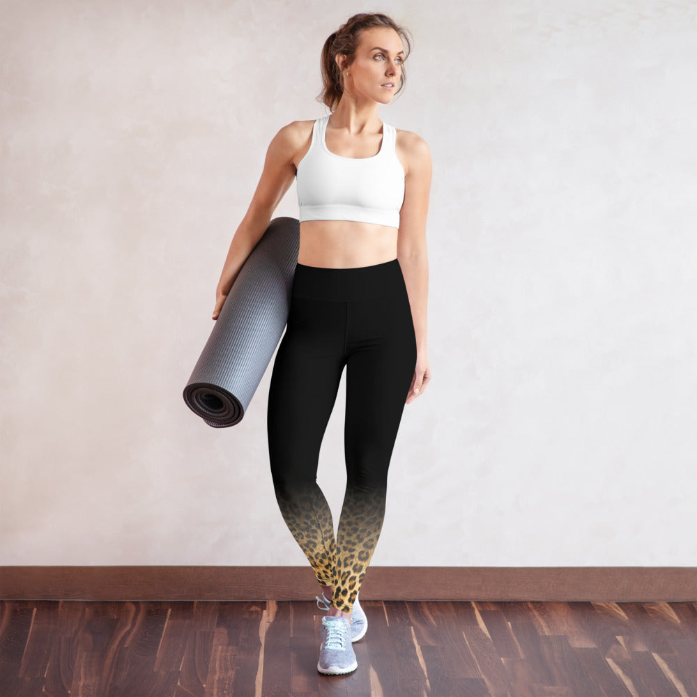 Shadow Leopard Yoga Leggings