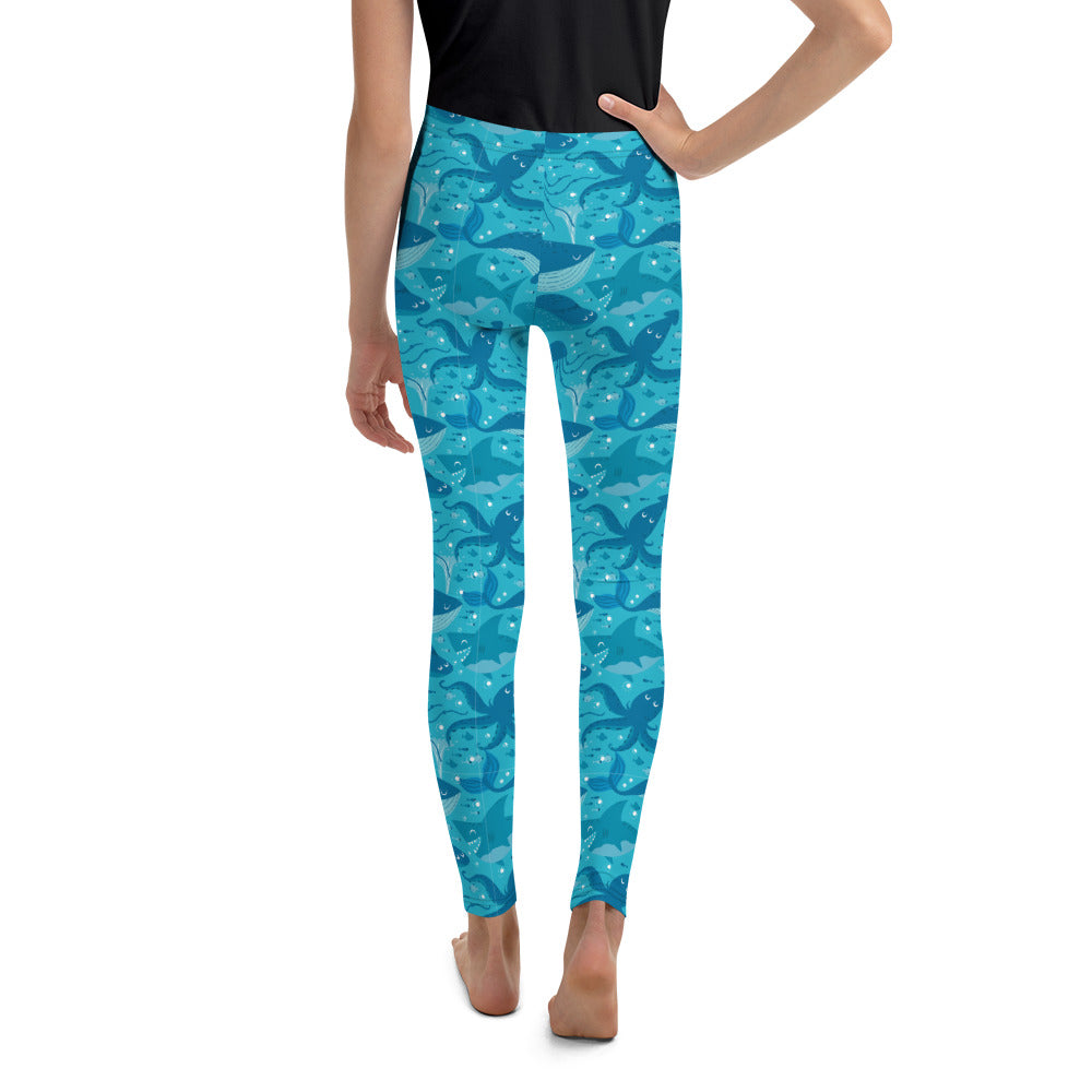 Seascape Youth Leggings