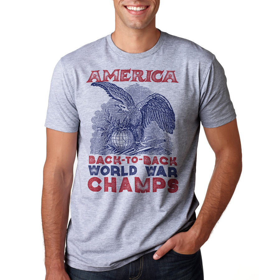 America Back to Back World War Champs T-Shirt