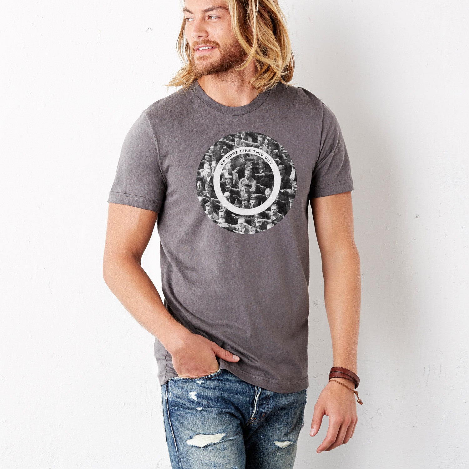 AUGUST LANDMESSER BE MORE LIKE THIS GUY Graphic T-Shirt