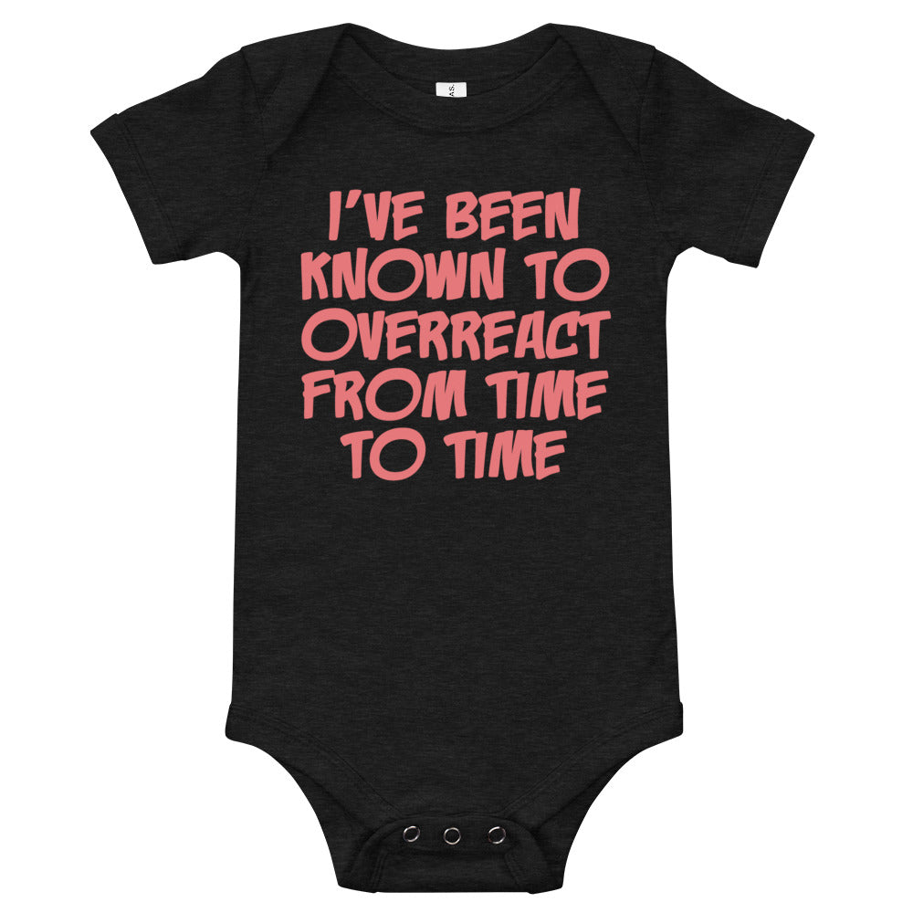 Overreactor Baby Short Sleeve Onesie