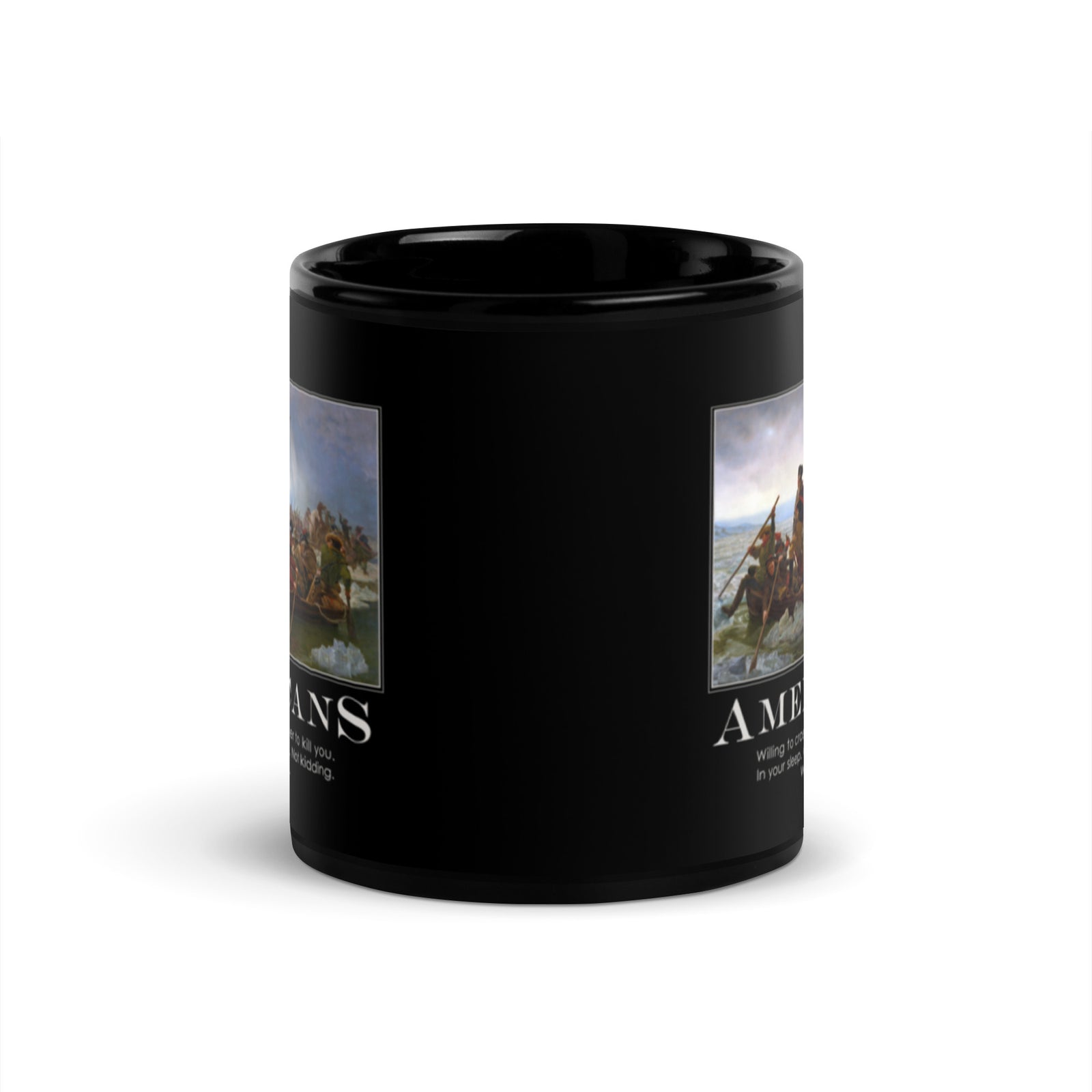 Americans Black Mug