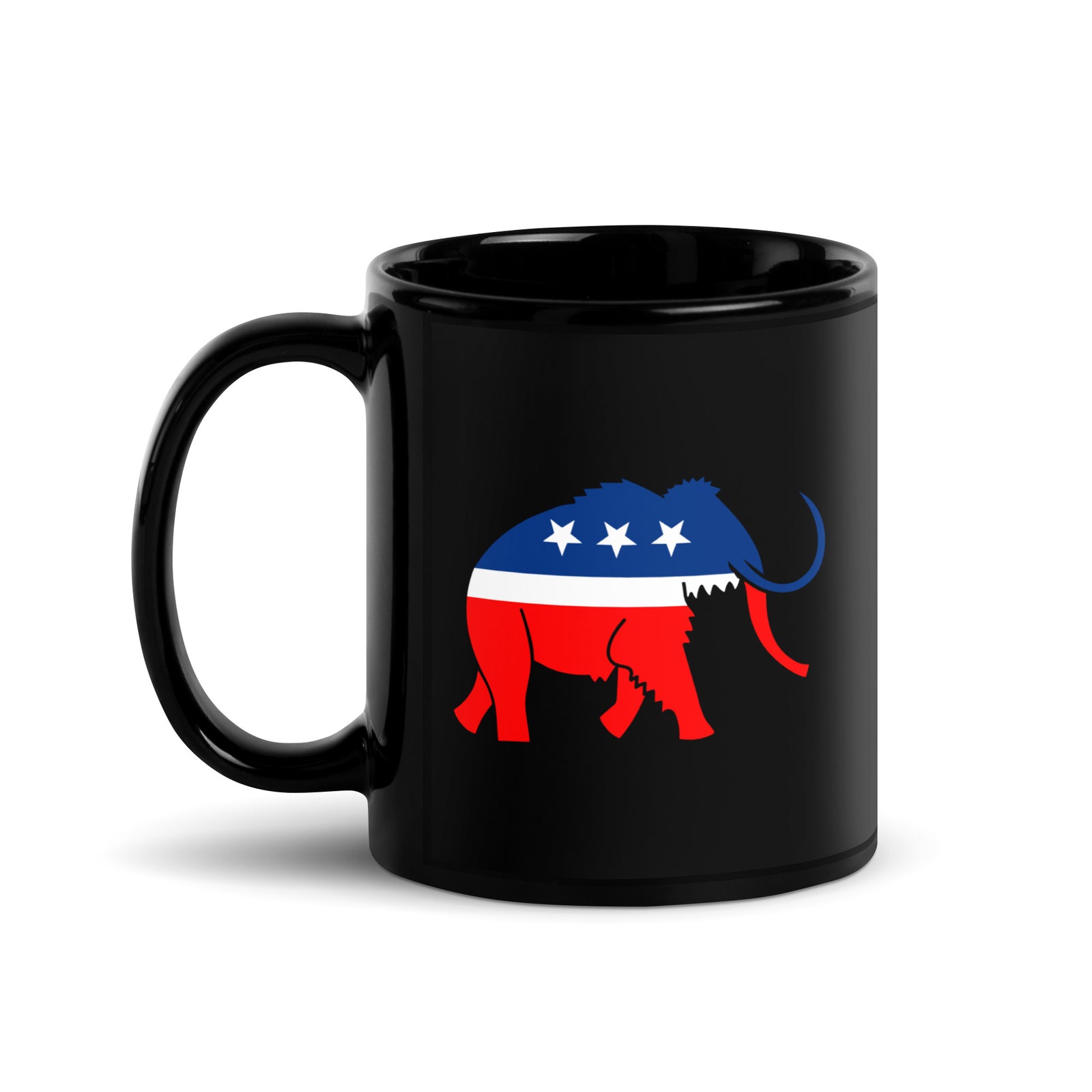 Paleo Mammoth Independent Black Coffee Mug