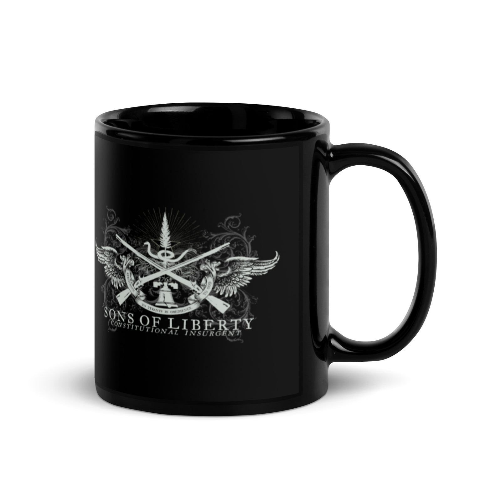Sons of Liberty Insignia Black Mug