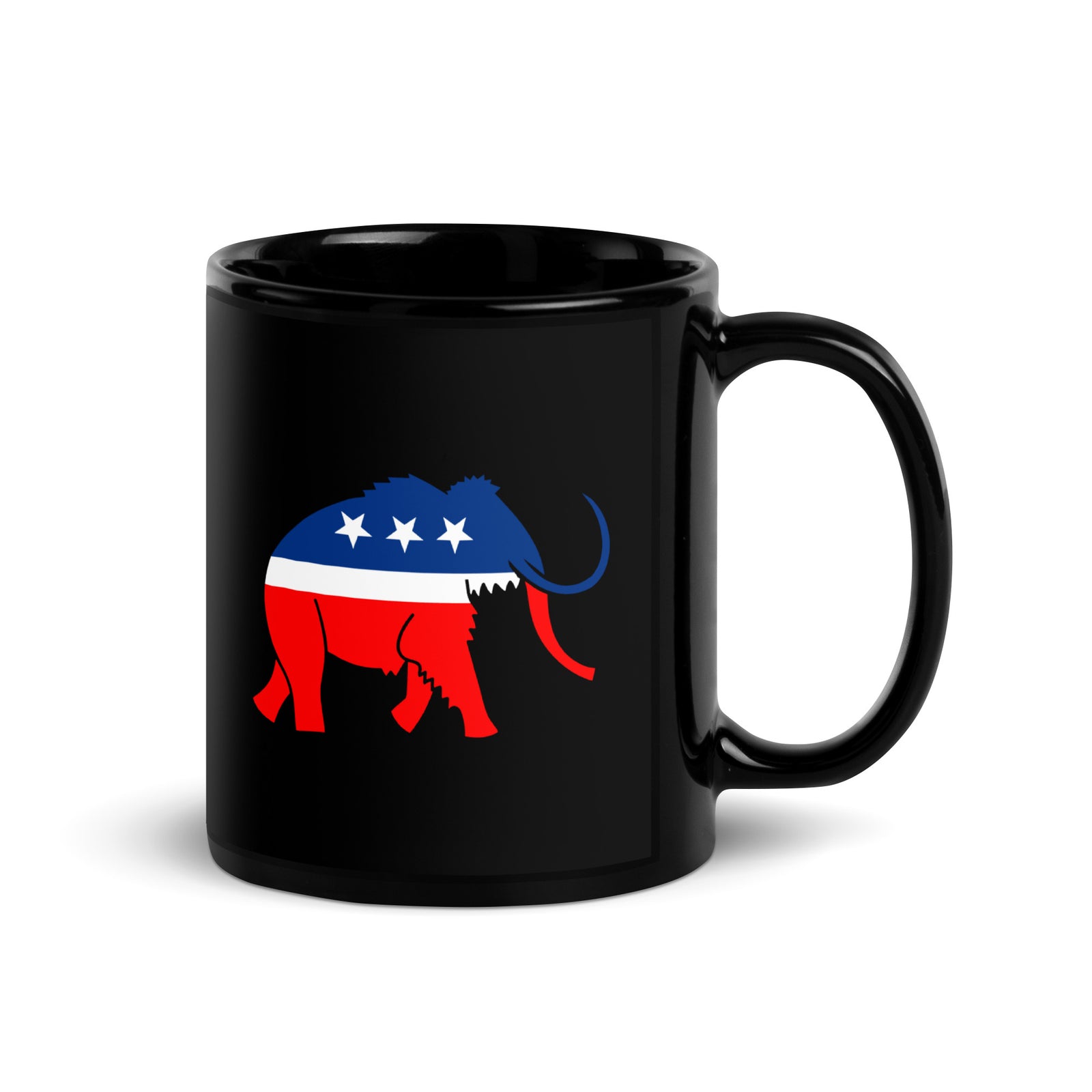 Paleo Mammoth Independent Black Coffee Mug