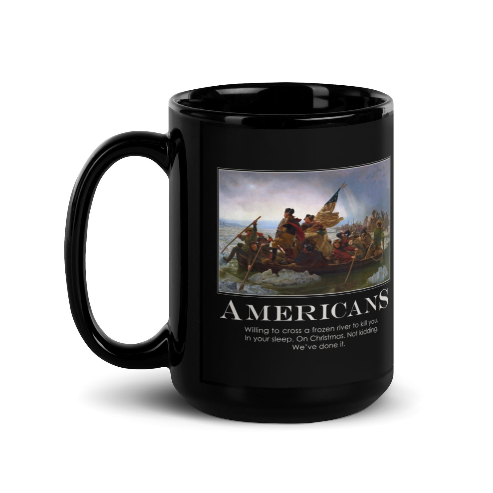 Americans Black Mug