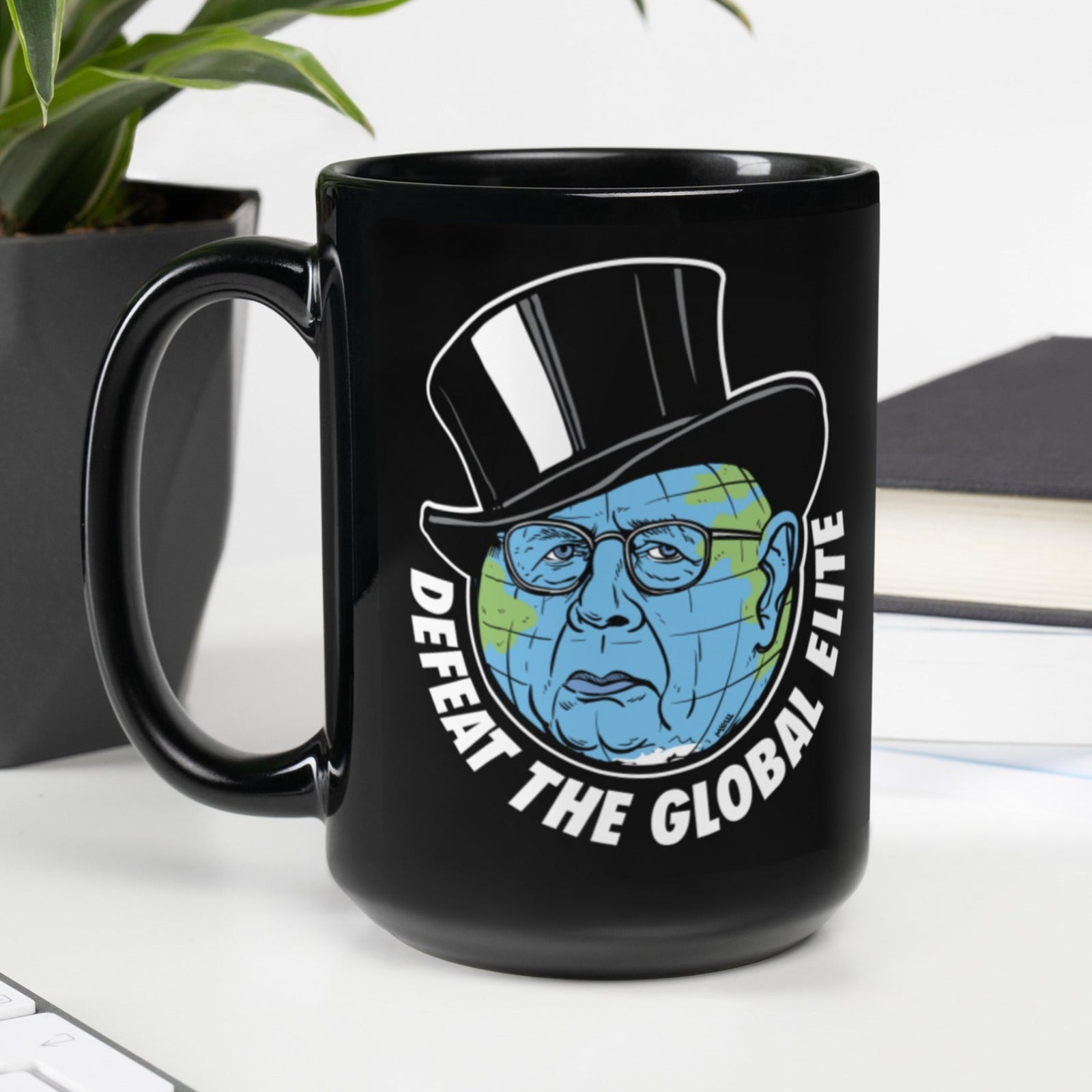Defeat the Globalist Elite Mug