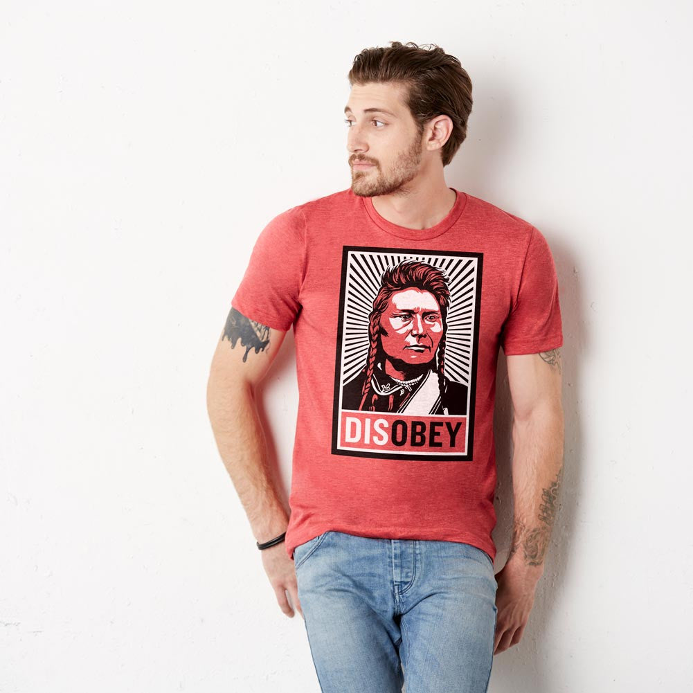 Cheif Joseph DISOBEY Triblend Graphic T-Shirt