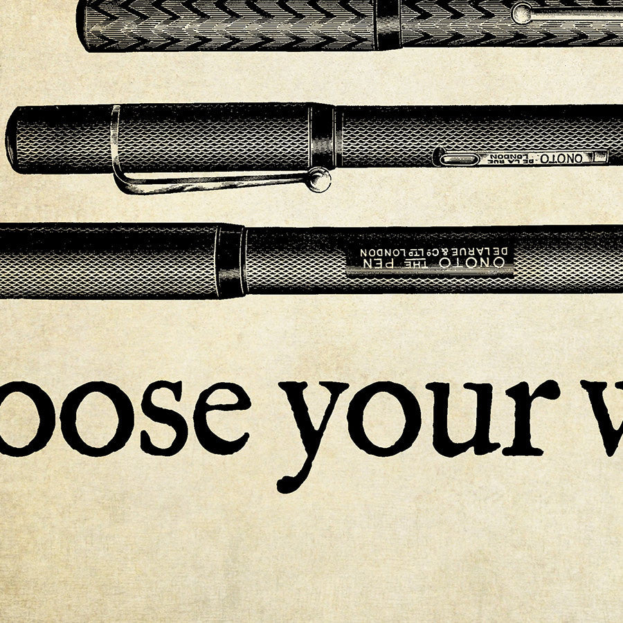 Choose Your Weapon Giclée Print
